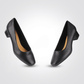 LADY COMFORT - נעל עקב חרטום מרובע בצבע שחור - MASHBIR//365 - 4