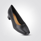 LADY COMFORT - נעל עקב חרטום מרובע בצבע שחור - MASHBIR//365 - 2