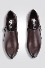 LADY COMFORT - נעל עקב סגורה בצבע בורדו - MASHBIR//365