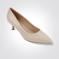 LADY COMFORT - נעל עקב שפיץ בצבע בז' - MASHBIR//365 - 4