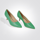 LADY COMFORT - נעל עקב שפיץ בצבע ירוק - MASHBIR//365 - 2