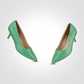 LADY COMFORT - נעל עקב שפיץ בצבע ירוק - MASHBIR//365 - 3