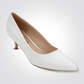 LADY COMFORT - נעל עקב שפיץ בצבע לבן - MASHBIR//365 - 4