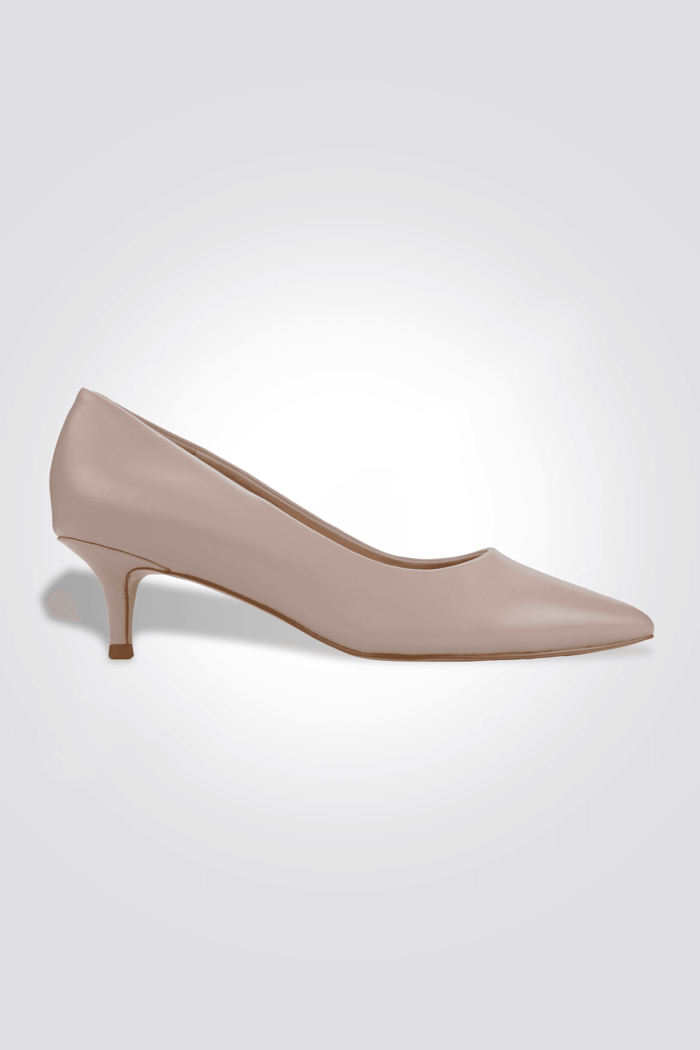 LADY COMFORT - נעל עקב שפיץ בצבע ניוד - MASHBIR//365