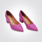 LADY COMFORT - נעל עקב שפיץ בצבע סגול - MASHBIR//365 - 3