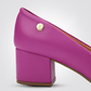 LADY COMFORT - נעל עקב שפיץ בצבע סגול - MASHBIR//365 - 2