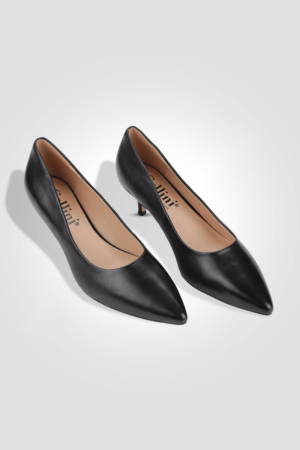 LADY COMFORT - נעל עקב שפיץ בצבע שחור - MASHBIR//365