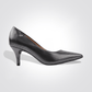 VIZZANO - נעל עקב שפיץ בצבע שחור מטאל - MASHBIR//365 - 1