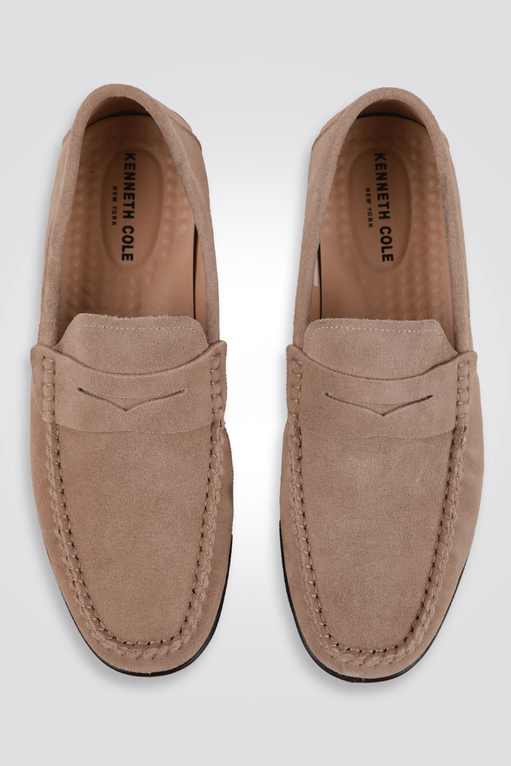 KENNETH COLE - נעל מוקסין לגבר בצבע בז' - MASHBIR//365