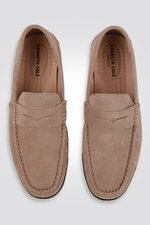 KENNETH COLE - נעל מוקסין לגבר בצבע בז' - MASHBIR//365