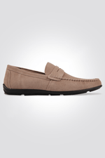 KENNETH COLE - נעל מוקסין לגבר בצבע בז' - MASHBIR//365