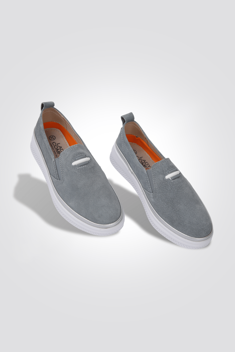 LADY COMFORT - נעל נוחות לנשים בצבע אפור - MASHBIR//365