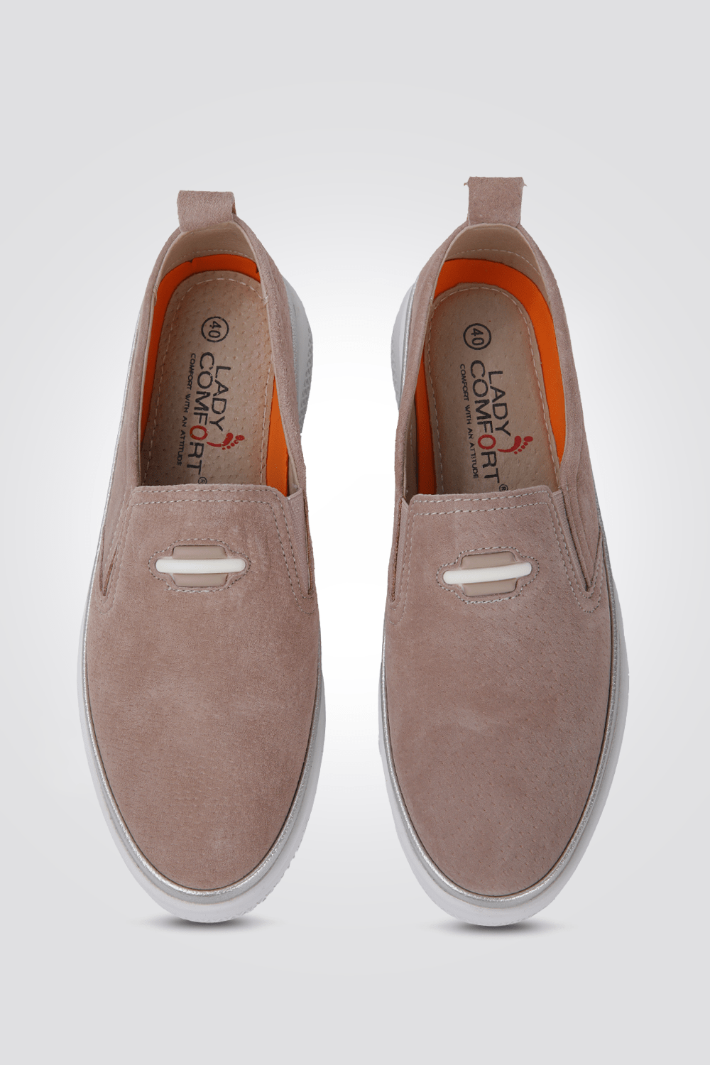 LADY COMFORT - נעל נוחות לנשים בצבע פודרה - MASHBIR//365