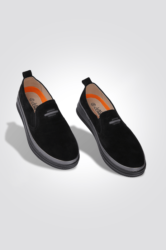 LADY COMFORT - נעל נוחות לנשים בצבע שחור זמש - MASHBIR//365
