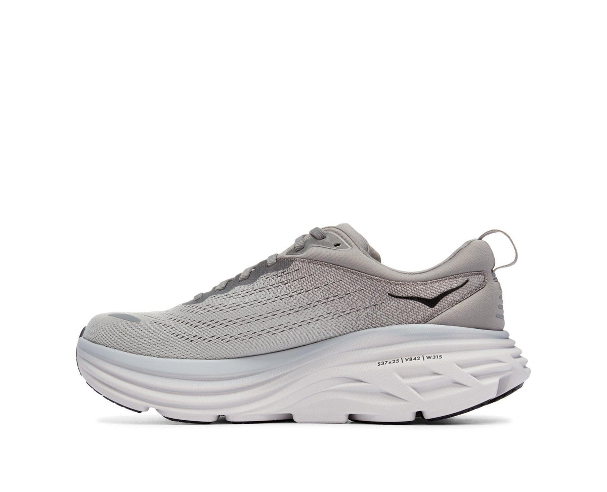 HOKA - נעל ריצה לגבר BONDI 8 X-WIDE בצבע אפור - MASHBIR//365