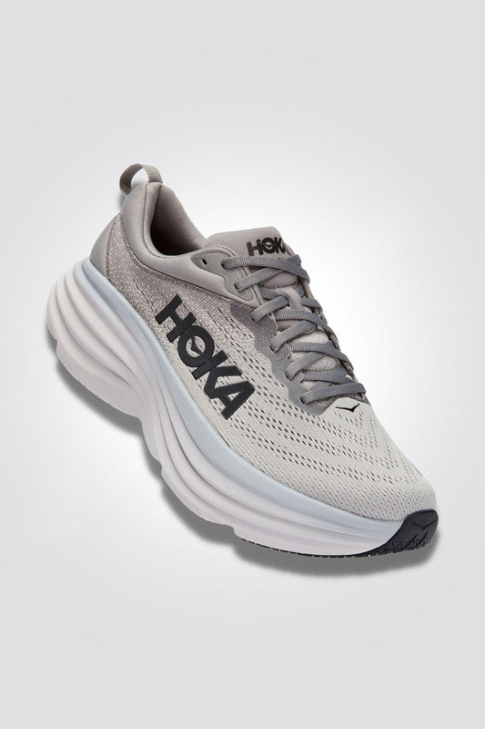 HOKA - נעל ריצה לגבר BONDI 8 X-WIDE בצבע אפור - MASHBIR//365