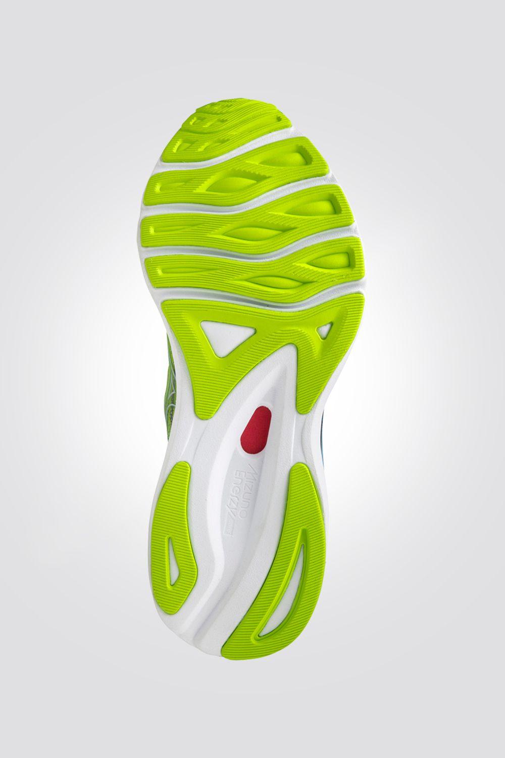 MIZUNO - נעל ריצה לגבר WAVE SKY 6 בצבע ליים - MASHBIR//365