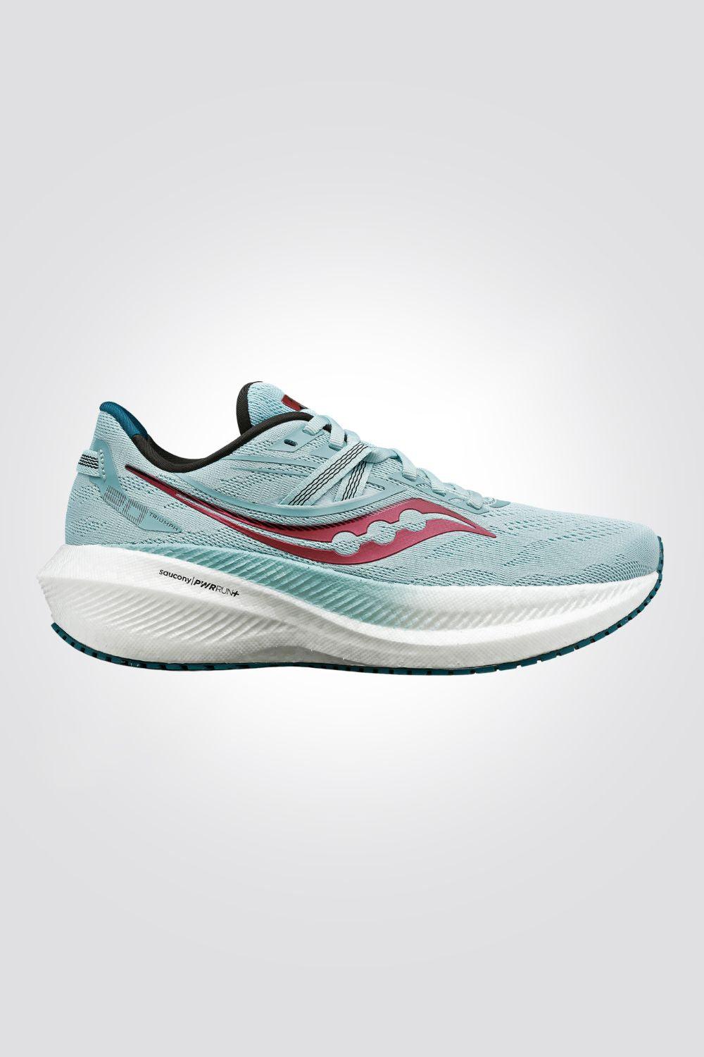 SAUCONY - נעל ריצה לנשים TRIUMPH 20 בצבע טורקיז - MASHBIR//365