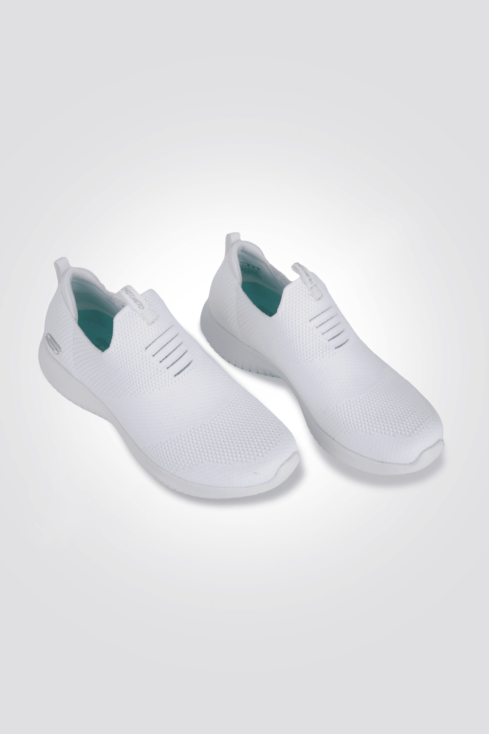 SKECHERS - נעל ספורט לנשים Stretch Flat Knit Sock Bootie בצבע לבן - MASHBIR//365
