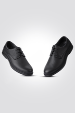 KENNETH COLE - נעל עור אלגנטית בצבע שחור - MASHBIR//365