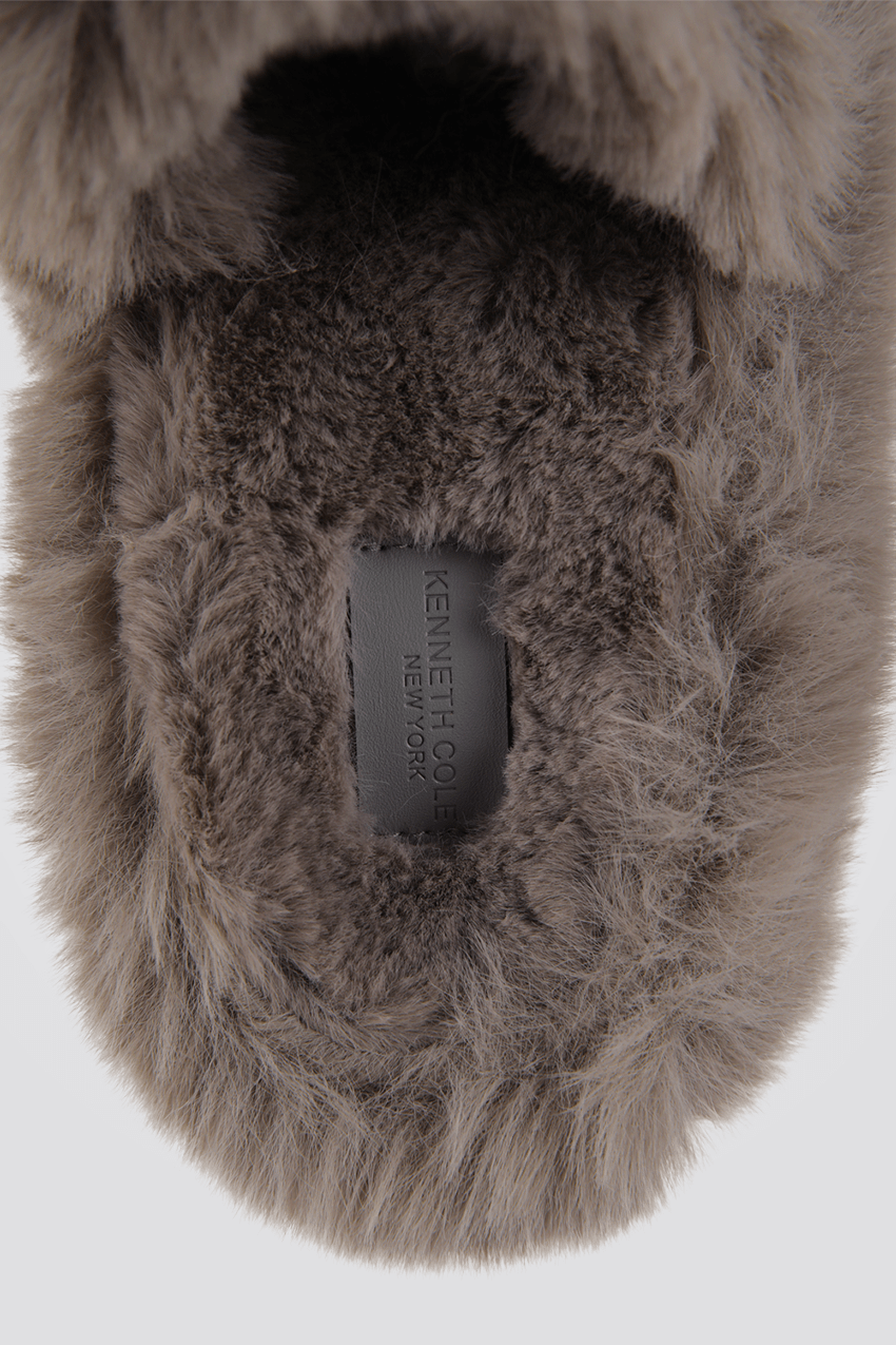 KENNETH COLE - נעלי בית פרוותיות לנשים בצבע אפור - MASHBIR//365