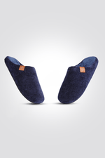 LADY COMFORT - נעלי בית לגברים בצבע כחול כהה - MASHBIR//365