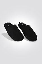 DELTA - נעלי בית לגברים SHERPA בצבע שחור - MASHBIR//365