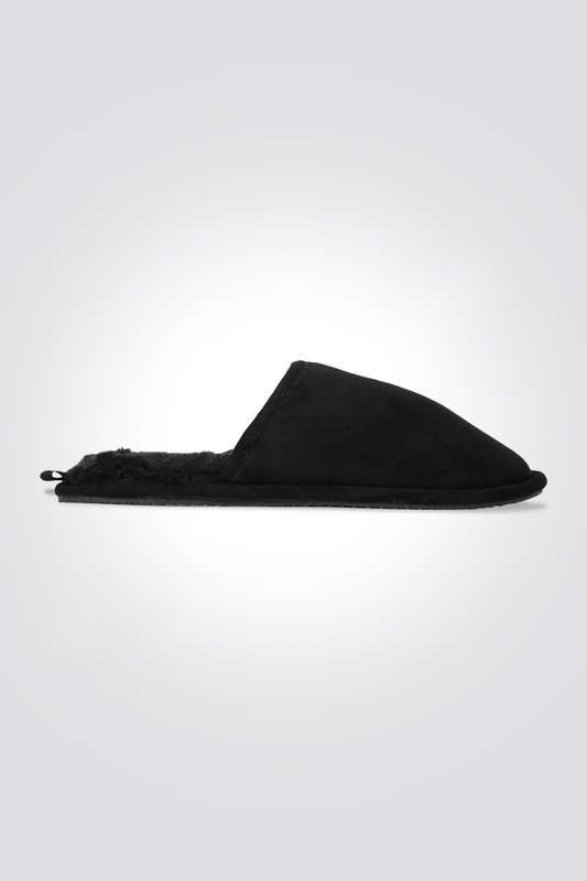 DELTA - נעלי בית לגברים SHERPA בצבע שחור - MASHBIR//365