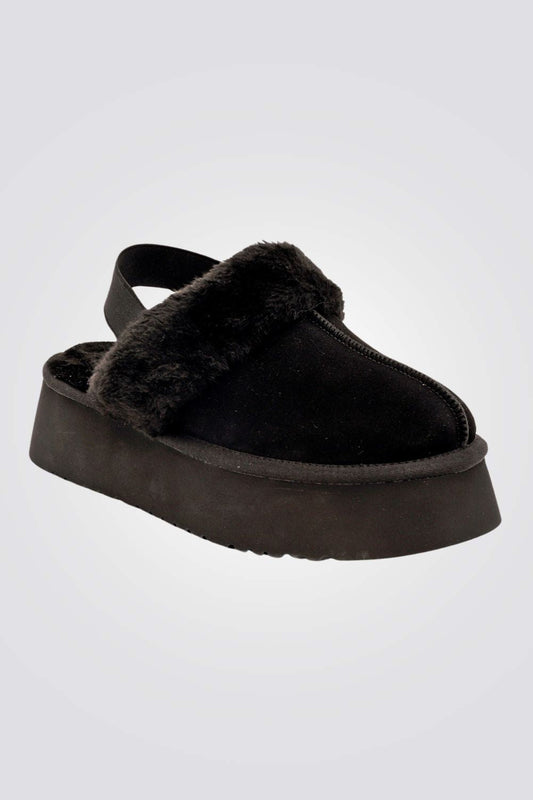 SEVENTYNINE - נעלי בית לנשים דגם אמור בצבע שחור - MASHBIR//365