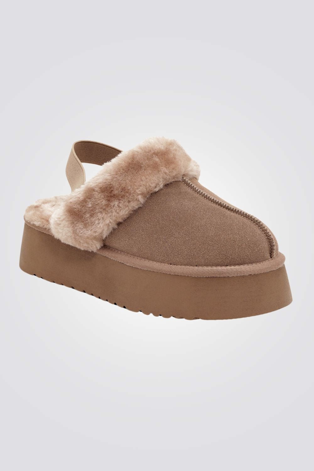 SEVENTYNINE - נעלי בית לנשים דגם אמור בצבע חום - MASHBIR//365