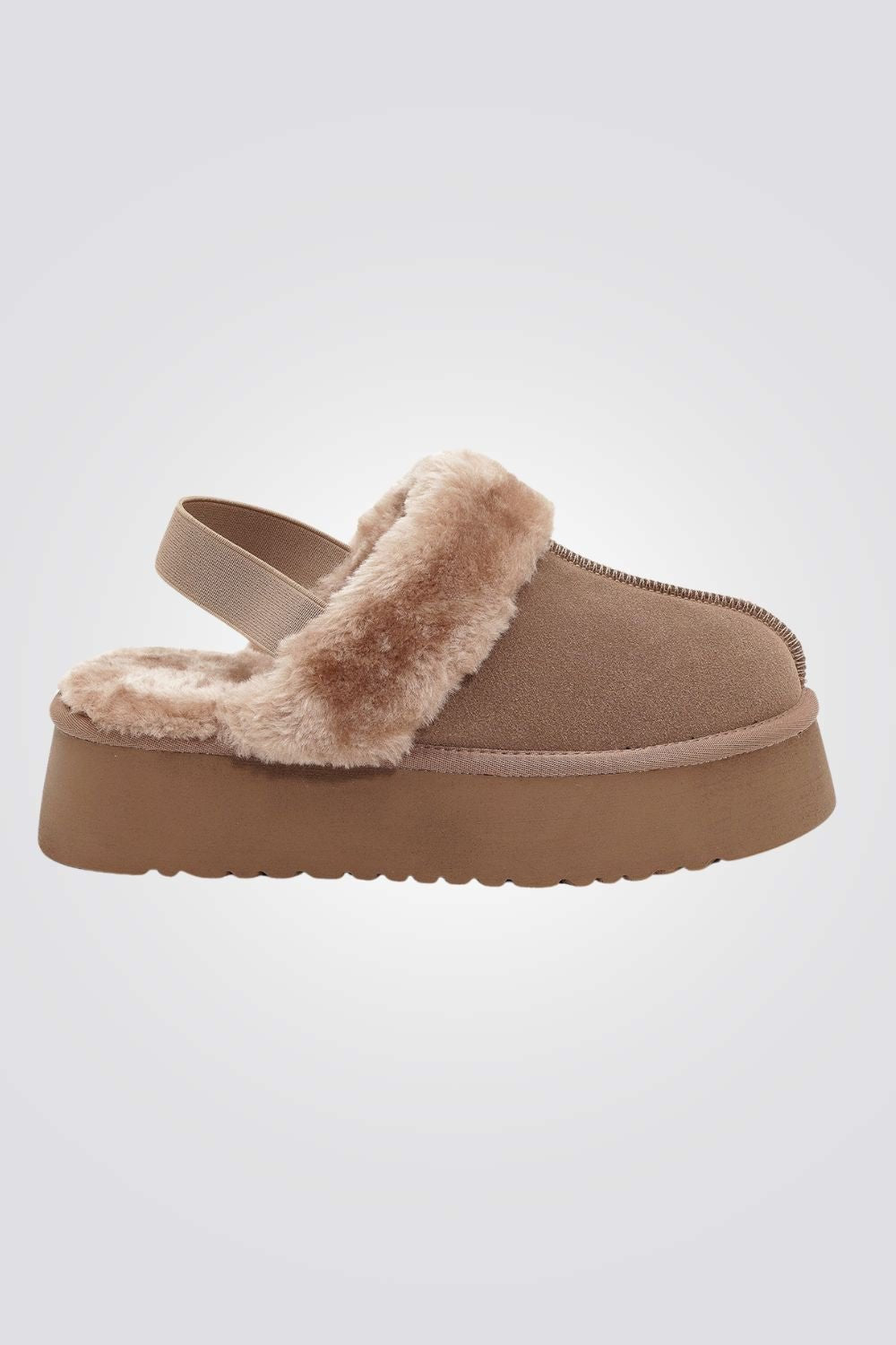 SEVENTYNINE - נעלי בית לנשים דגם אמור בצבע חום - MASHBIR//365