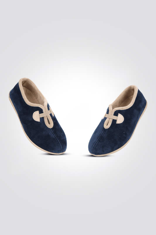LADY COMFORT - נעלי בית סגורות לנשים בצבע כחול - MASHBIR//365