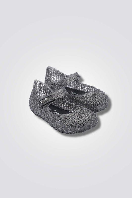 MELISSA - נעלי בובה CAMPANA PAPEL שחורות - MASHBIR//365