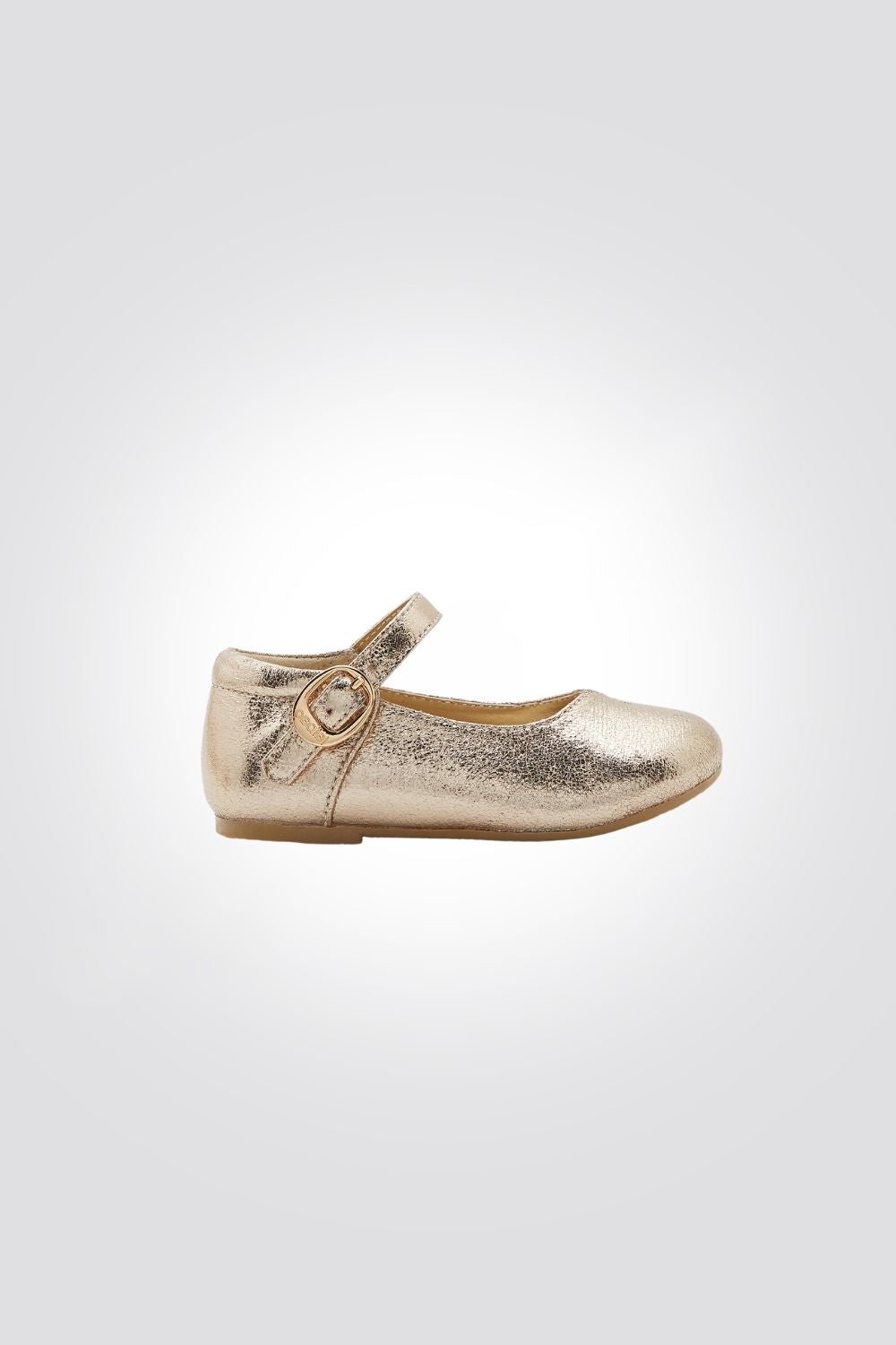 OBAIBI - נעלי בובה לתינוקות בצבע זהב - MASHBIR//365