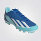ADIDAS - נעלי כדורגל לגברים X CRAZYFAST.4 FLEXIBLE GROUND בצבע תכלת ולבן - MASHBIR//365 - 2