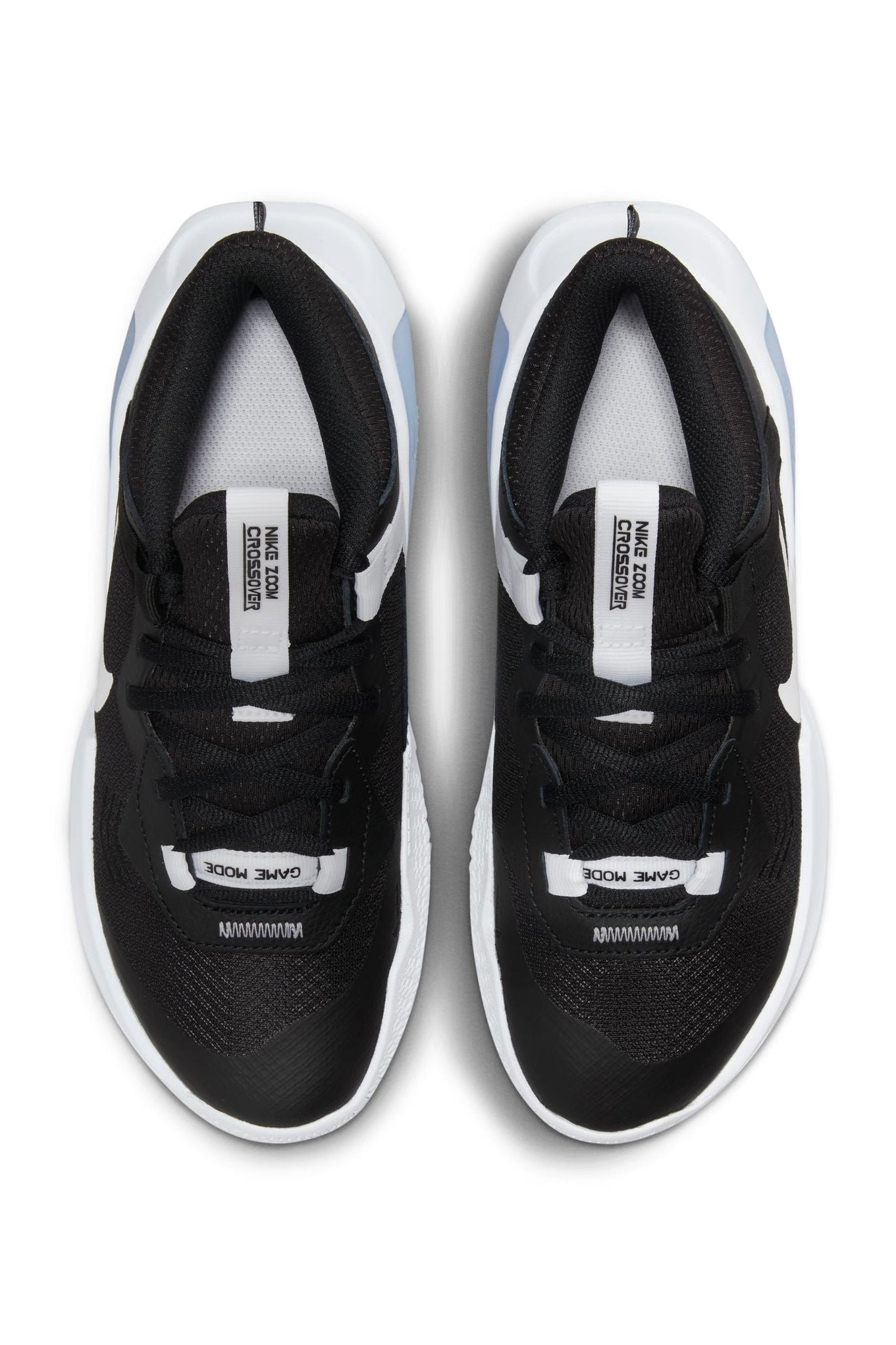 NIKE - נעלי כדורסל לנוער Air Zoom Crossover בצבע שחור ולבן - MASHBIR//365