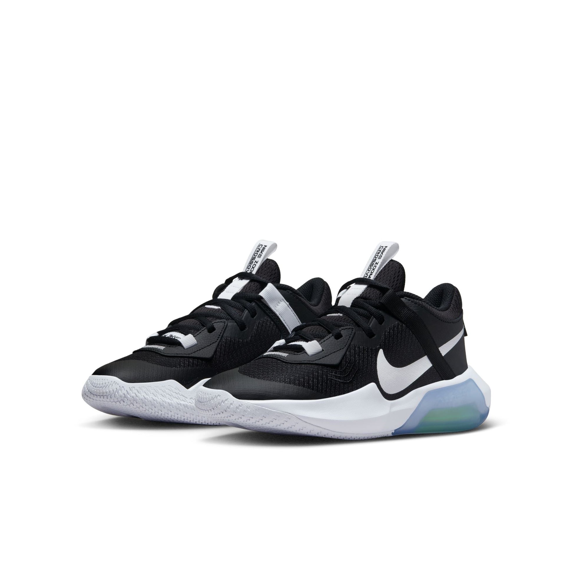 NIKE - נעלי כדורסל לנוער Air Zoom Crossover בצבע שחור ולבן - MASHBIR//365