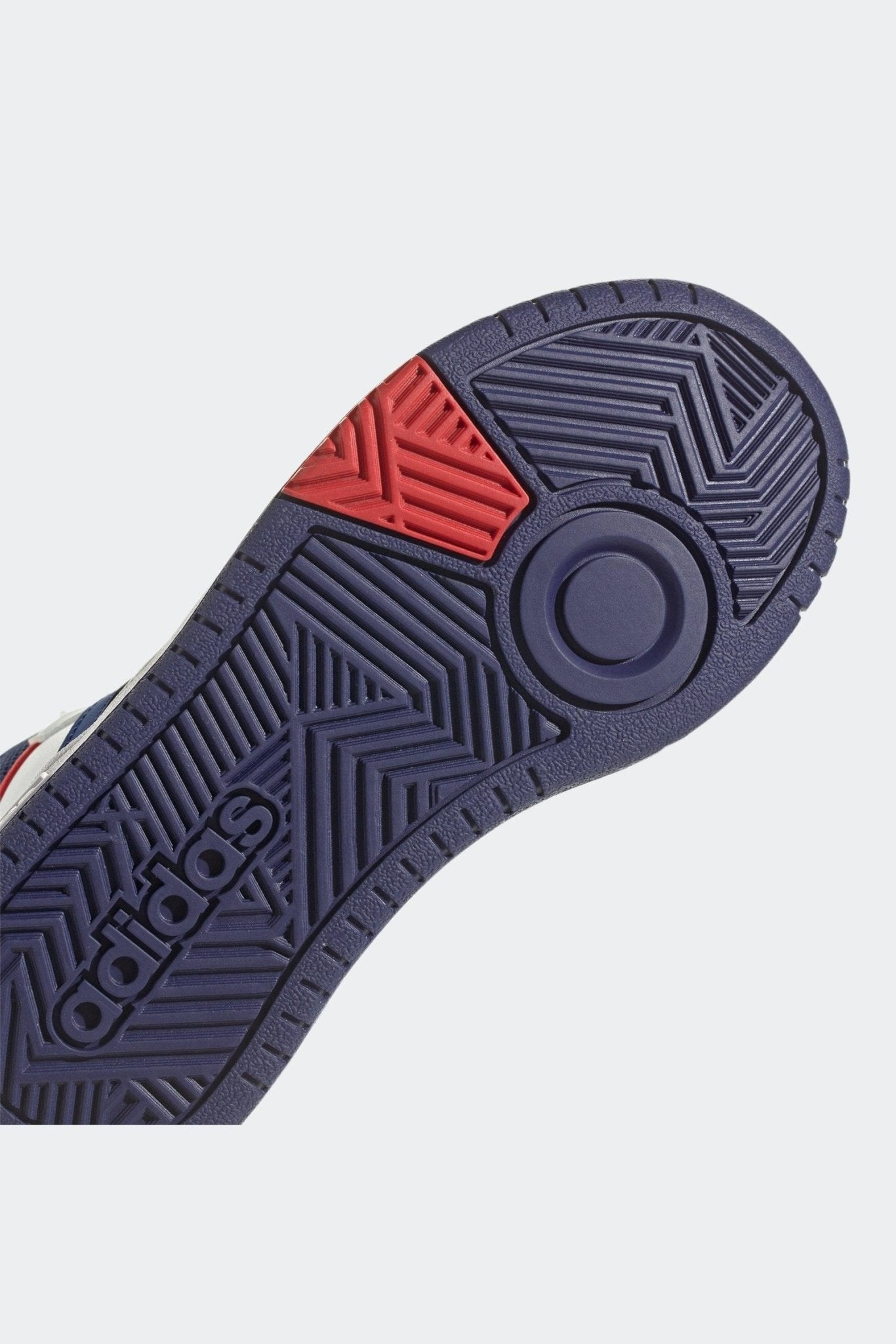 ADIDAS - נעלי כדורסל לנוער HOOPS MID 3.0 בצבע לבן וכחול - MASHBIR//365