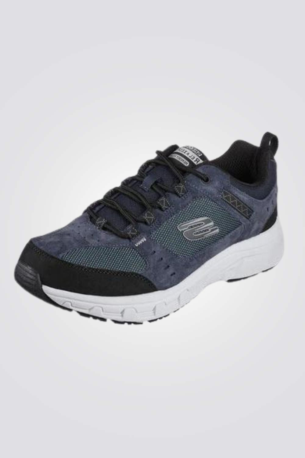 SKECHERS - נעלי הליכה לגברים Relaxed Fit Lace Up Outdoor בצבע נייבי - MASHBIR//365