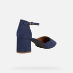 GEOX - נעלי עקב D BIGLIANA F בצבע נייבי - MASHBIR//365