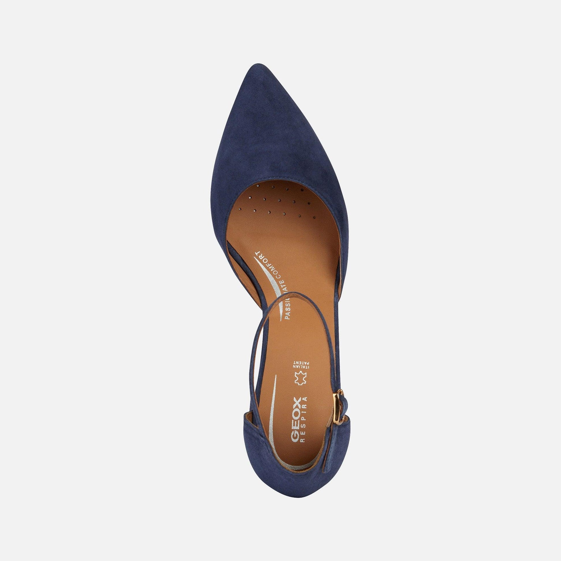 GEOX - נעלי עקב D BIGLIANA F בצבע נייבי - MASHBIR//365