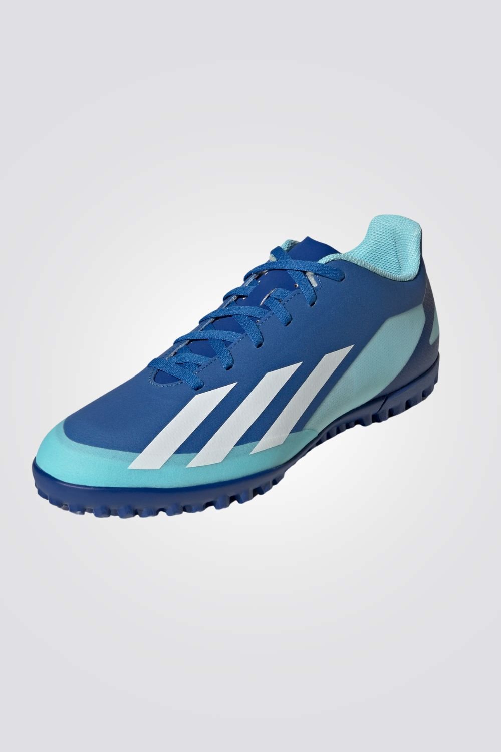 ADIDAS - נעלי קטרגל לגברים X CRAZYFAST.4 בצבע תכלת ולבן - MASHBIR//365