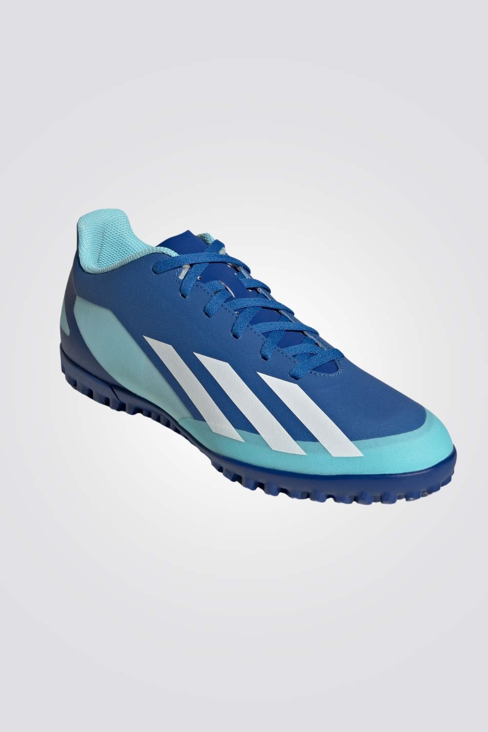 ADIDAS - נעלי קטרגל לגברים X CRAZYFAST.4 בצבע תכלת ולבן - MASHBIR//365
