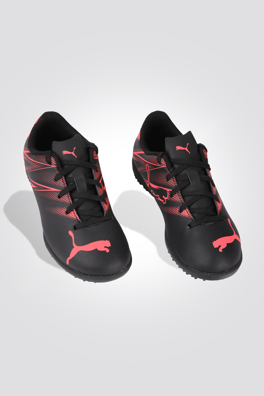 PUMA - נעלי קטרגל לילדים Attacanto בצבע שחור ואדום - MASHBIR//365