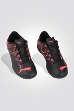 PUMA - נעלי קטרגל לילדים Attacanto בצבע שחור ואדום - MASHBIR//365