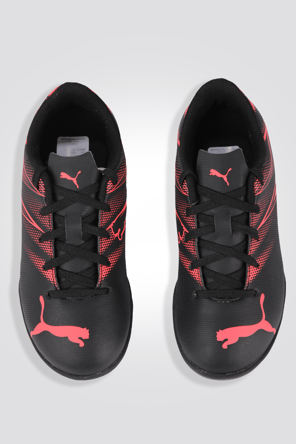 PUMA - נעלי קטרגל לילדים Attacanto בצבע שחור ואדום - MASHBIR//365