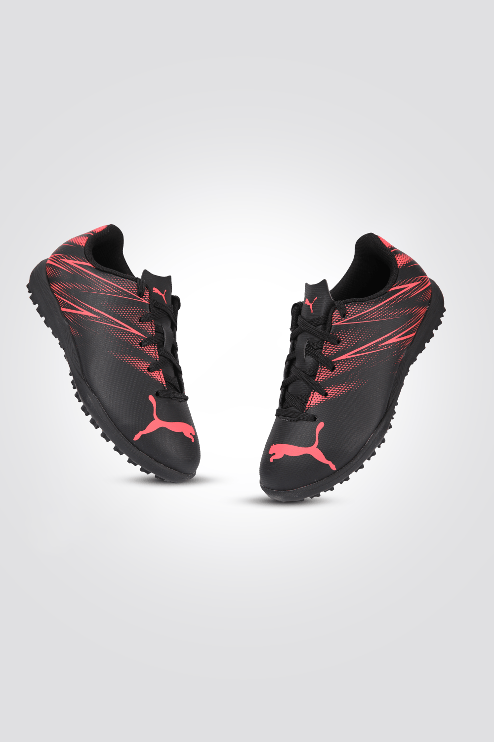 PUMA - נעלי קטרגל לילדים Attacanto בצבע שחור ואדום - MASHBIR//365