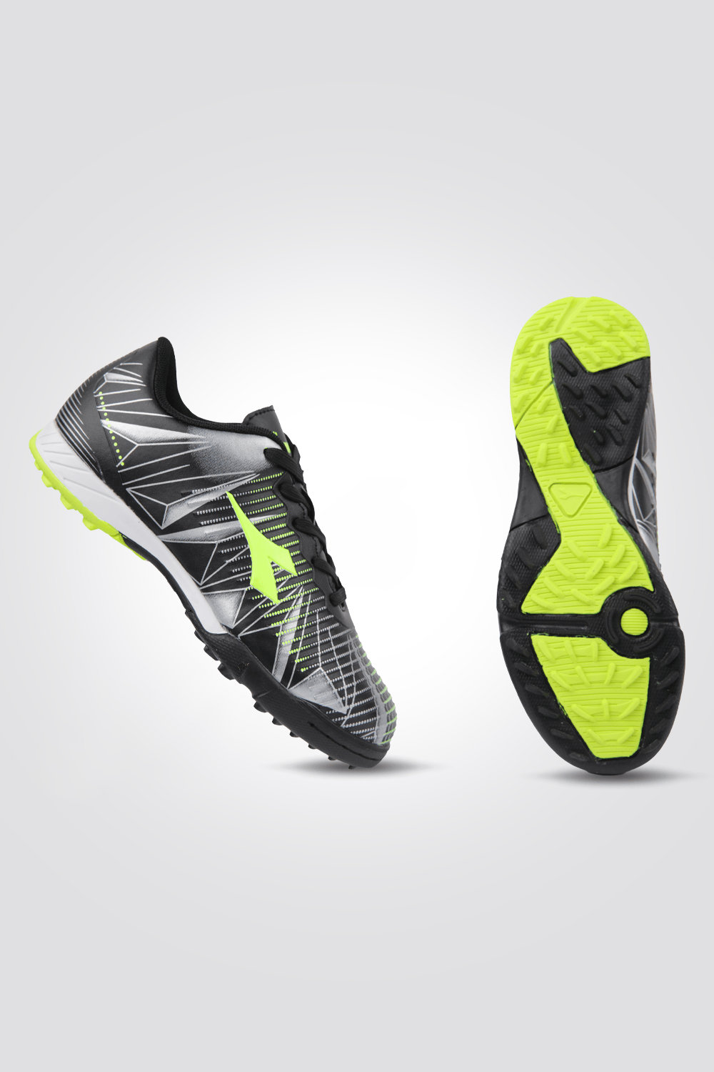 DIADORA - נעלי קטרגל לנוער דגם דנזל בצבע שחור וליים - MASHBIR//365