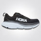 HOKA - נעלי ריצה לגבר BONDI 8 WIDE בצבע שחור ולבן - MASHBIR//365 - 1