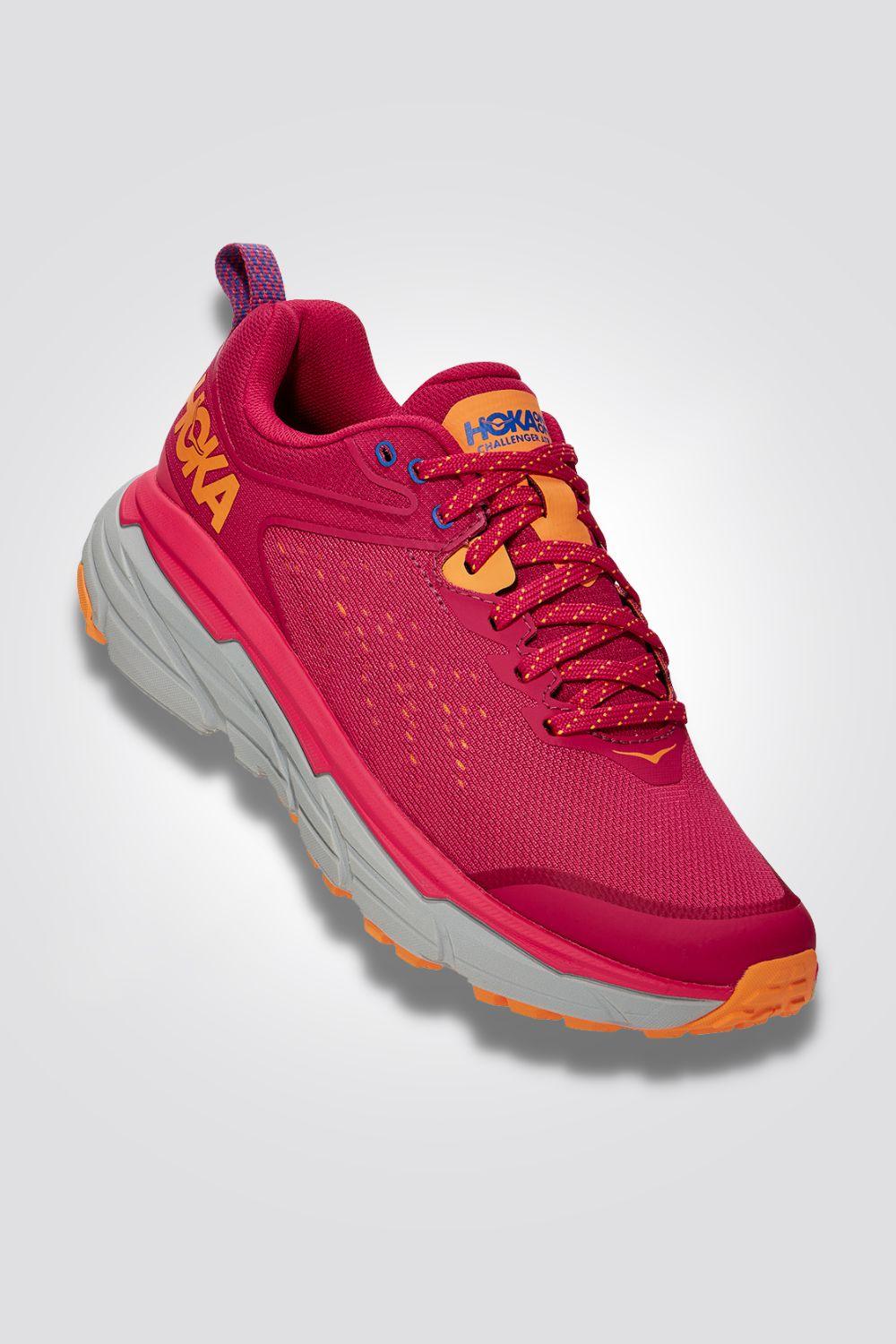 HOKA - נעלי ריצה לנשים Challenger 6 בצבע ורוד פוקסיה וכתום - MASHBIR//365